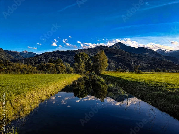 Obraz lake in the mountains