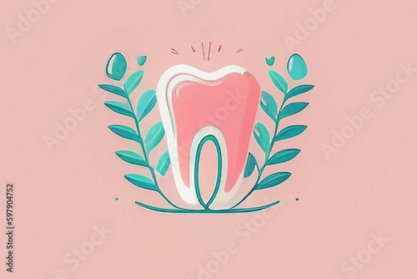 Fototapeta 歯科用ロゴマーク