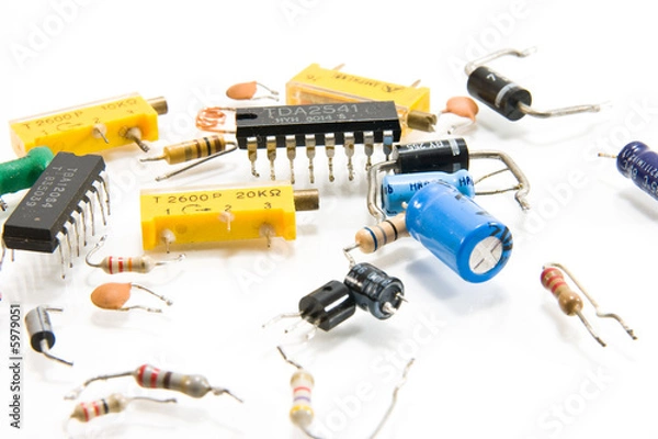 Obraz electronic parts
