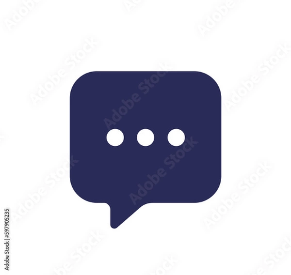 Obraz Message icon for graphic design projects vector EPS 10