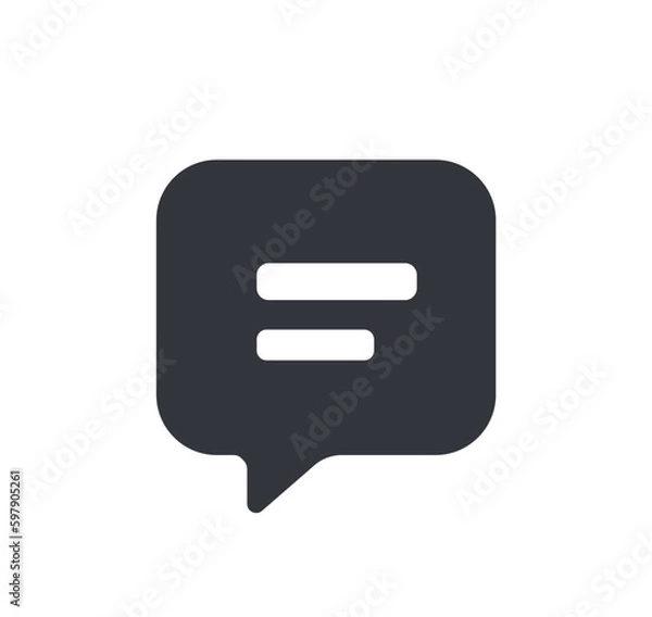Obraz Message icon for graphic design projects vector EPS 10