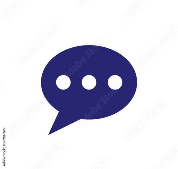 Obraz Message icon for graphic design projects vector EPS 10