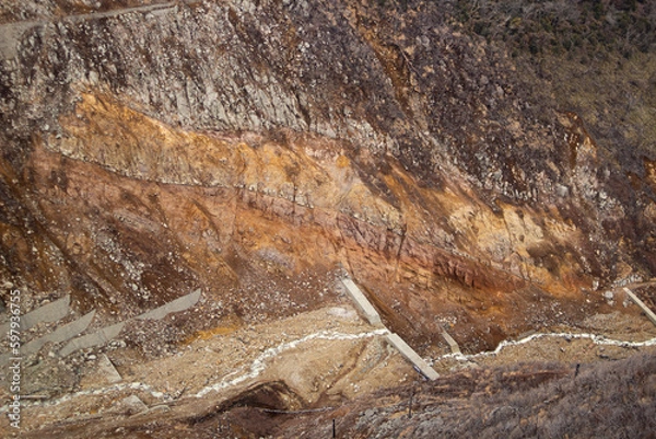 Obraz rocks of the mountains from top