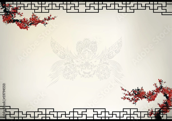 Fototapeta Chińskie tło