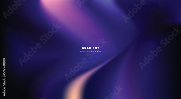 Fototapeta Abstract purple gradient mesh background template copy space for poster, banner, landing page, or brochure