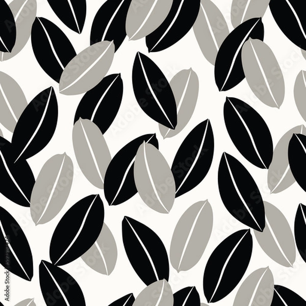 Obraz seamless pattern with leaves