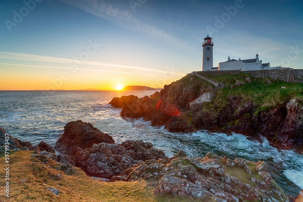 Obraz Sunrise at Fanad Head Lighthouse