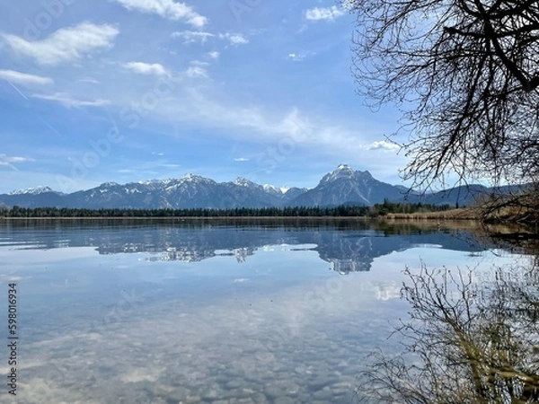 Obraz lake and mountains