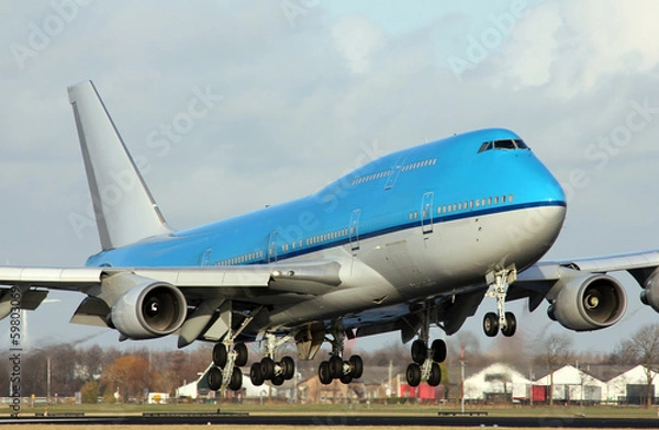 Obraz big plane landing