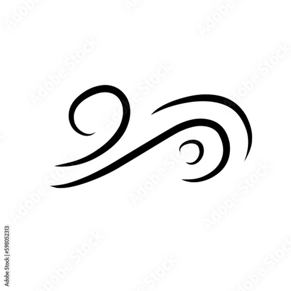 Fototapeta Simple  Wind element
