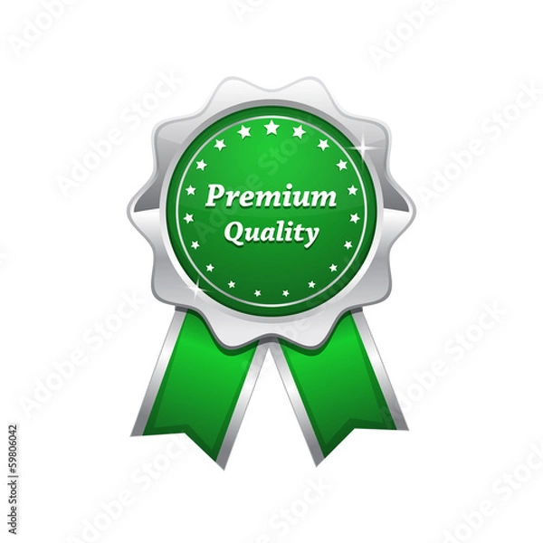 Obraz Premium Quality Green Vector Icon