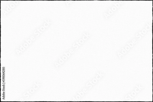 Fototapeta Blank white paper background with copy space. Paper backdrop with detail rough texture. Illustration concept for graphic design, banner, poster, website, presentation or wallpaper.