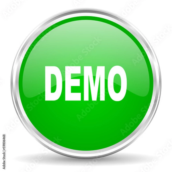 Fototapeta demo icon