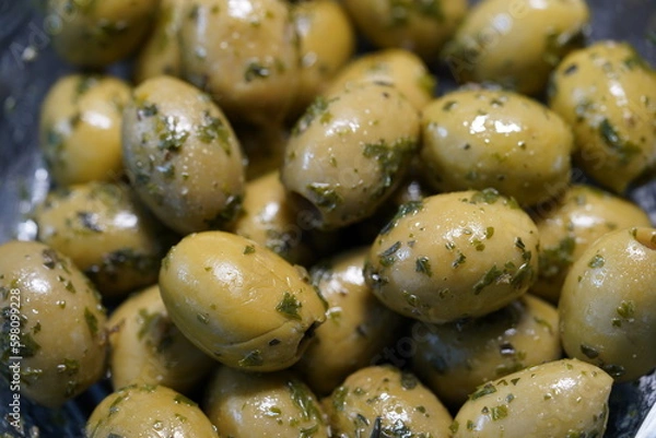 Obraz Oliven grüne olives