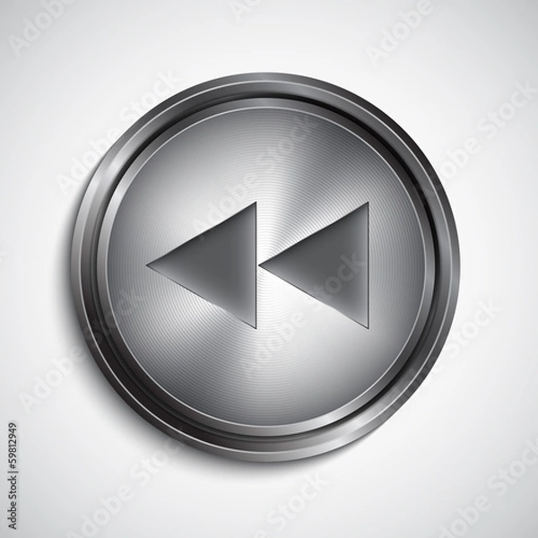 Fototapeta Rewind button