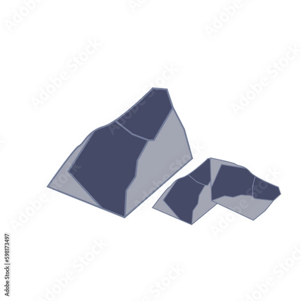 Obraz Stone logo icon