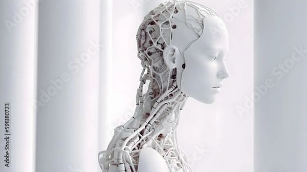 Fototapeta Artificial Intelligence AI Robot