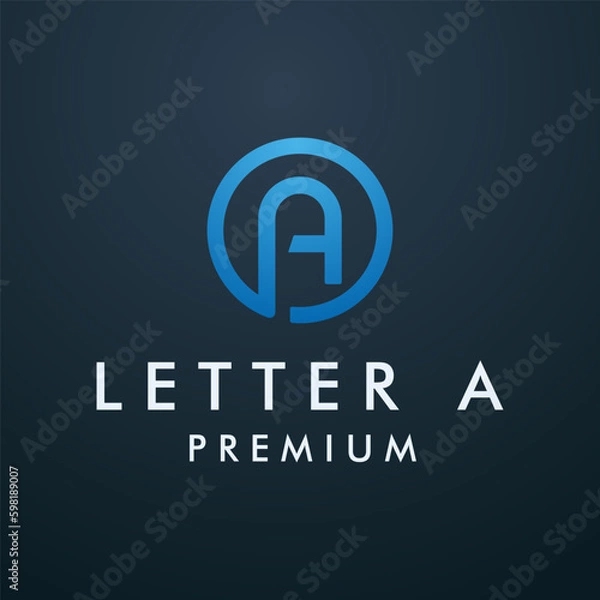 Obraz Letter A logo Icon Design Vector Illustration