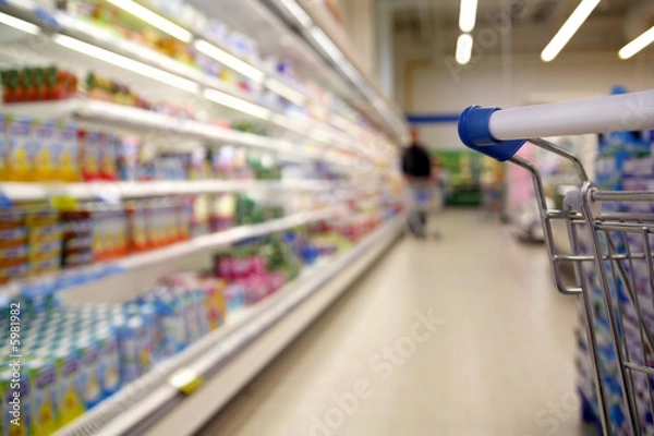 Obraz W supermarkecie