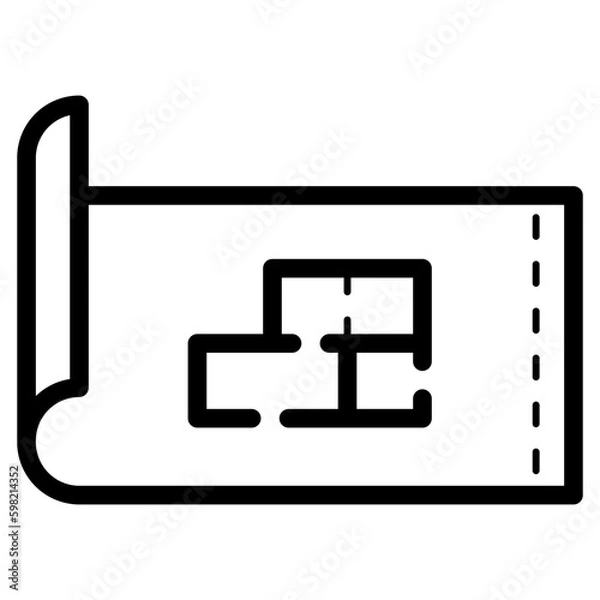 Fototapeta blueprint