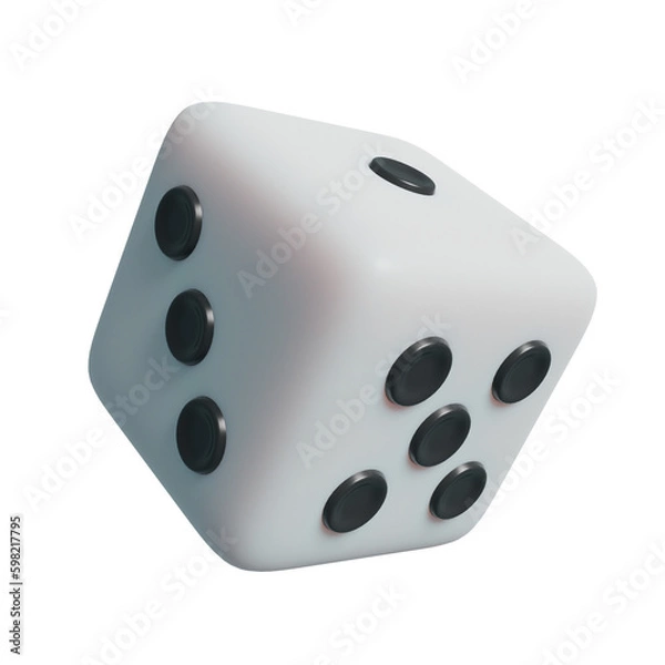 Obraz White Dice