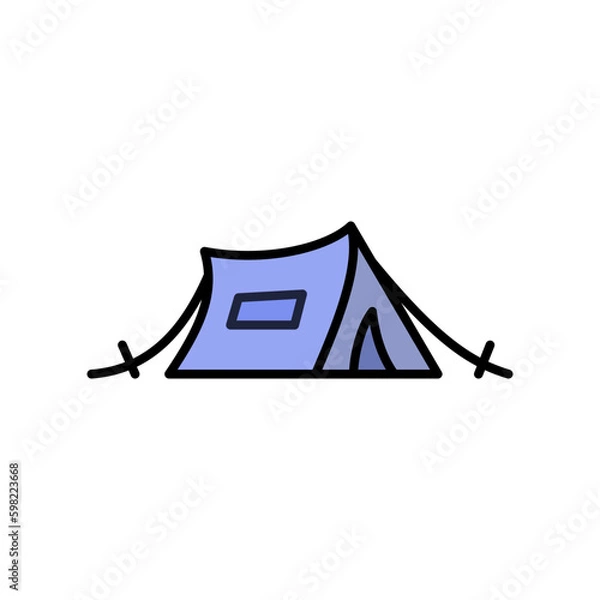 Obraz tent icon vector design templates