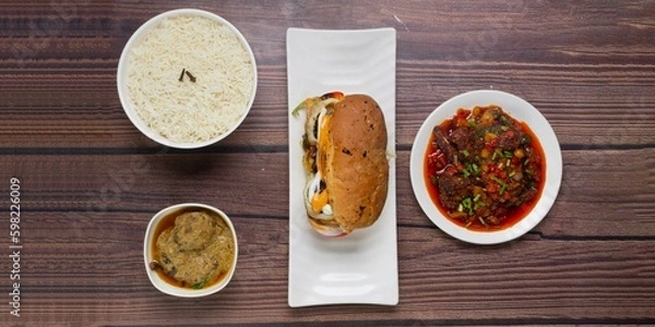 Obraz multiple dishes