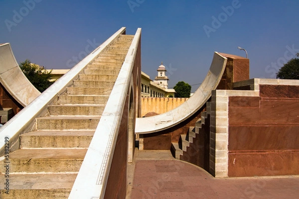 Fototapeta Astronomical instrument at Jantar Mantar observatory