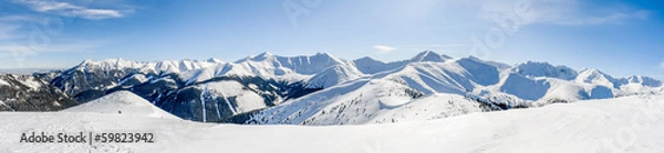 Obraz Tatry panorama z Grzesia