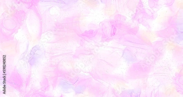 Fototapeta アルコールインク背景　紫ピンク色