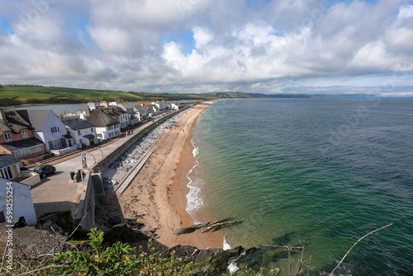 Fototapeta On the beach at Torcross, Devon