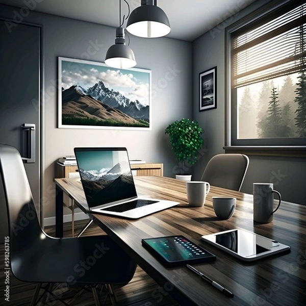 Fototapeta modern office interior