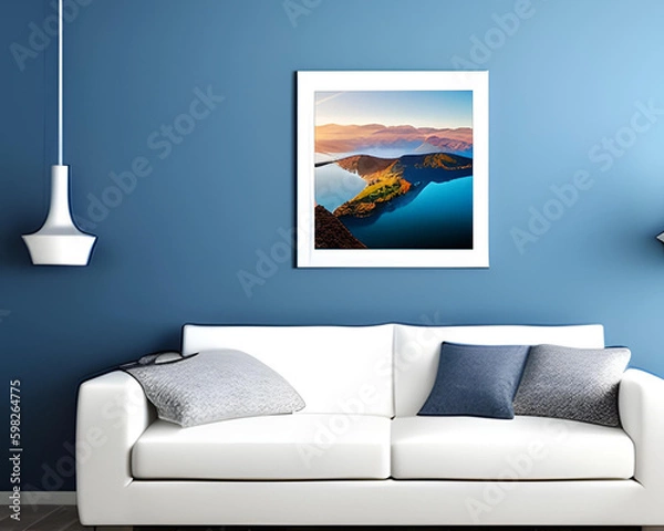 Fototapeta frame mockup