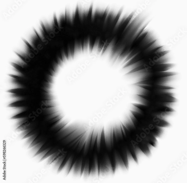 Fototapeta 和、円、黒