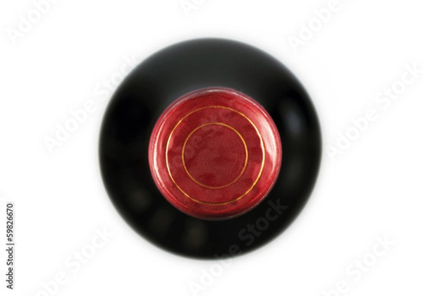 Obraz Wine bottle top