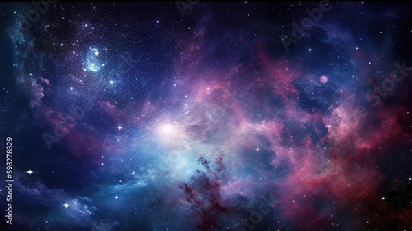 Fototapeta Background of galaxy and stars