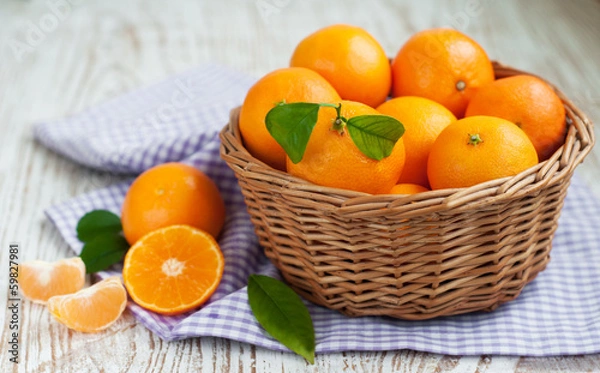 Obraz Tangerine with segments