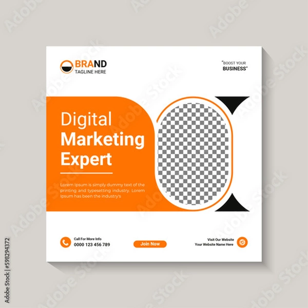 Obraz Business instagram post banner template 