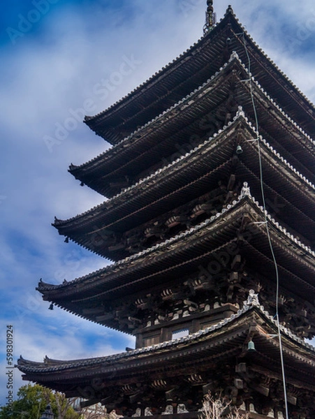 Obraz 京都洛中：五重塔