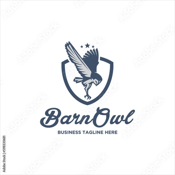Obraz Owl Bird Logo Design Vector Image