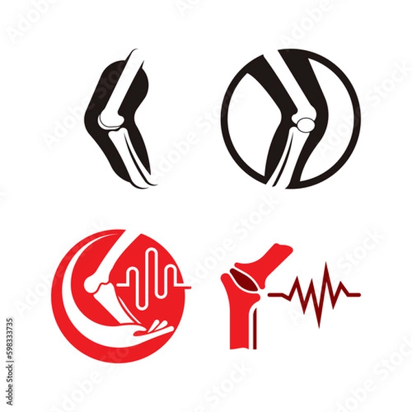 Obraz Joint bones vector logo design for orthopedic clinics