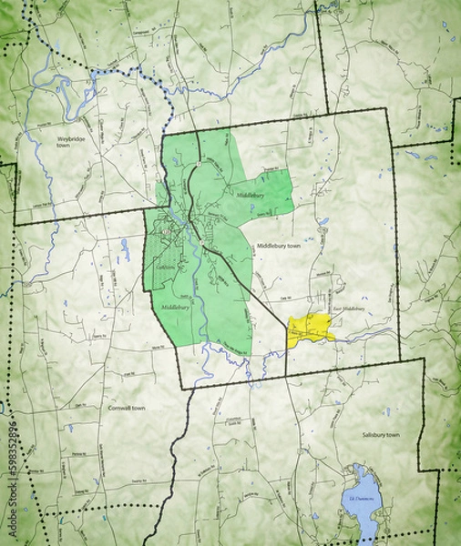 Fototapeta Middlebury, Vermont