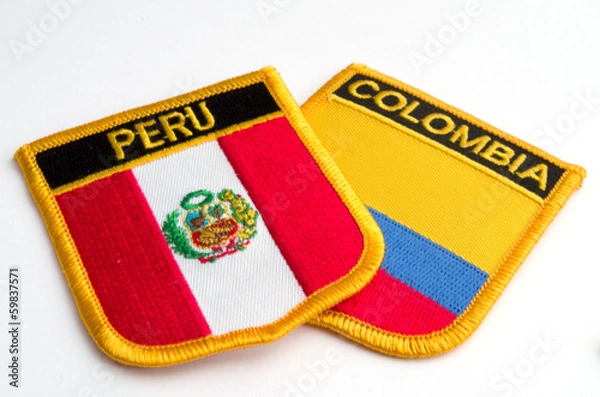 Obraz peru and colombia