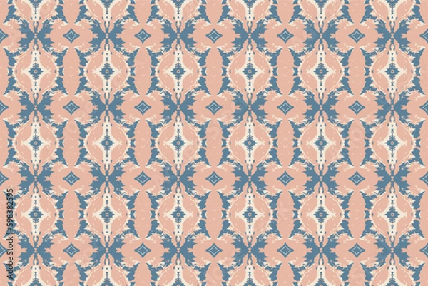 Fototapeta Seamless batik pattern,geometric tribal pattern,it resembles ethnic boho,aztec style,ikat style.luxury decorative fabric pattern for famous banners.designed for use fabric,curtain,carpet,Batik