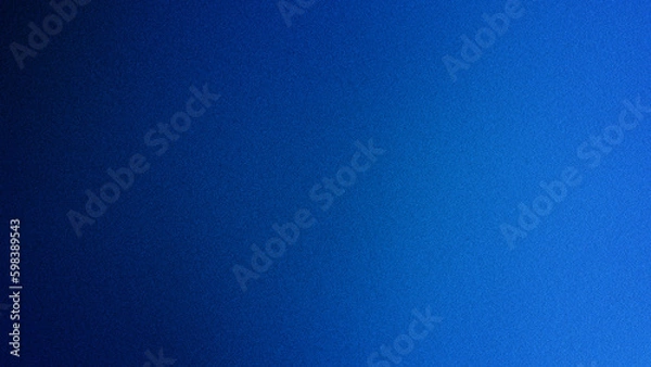 Obraz Dark blue gradient noise grain texture blur blurred diffuse simple plain neutral deep indigo background wallpaper banner winter copy space empty clean blank