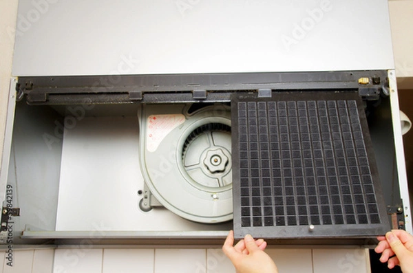 Obraz キッチン清掃