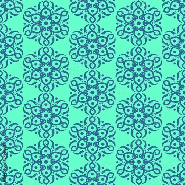 Fototapeta Pattern Seamless Blue