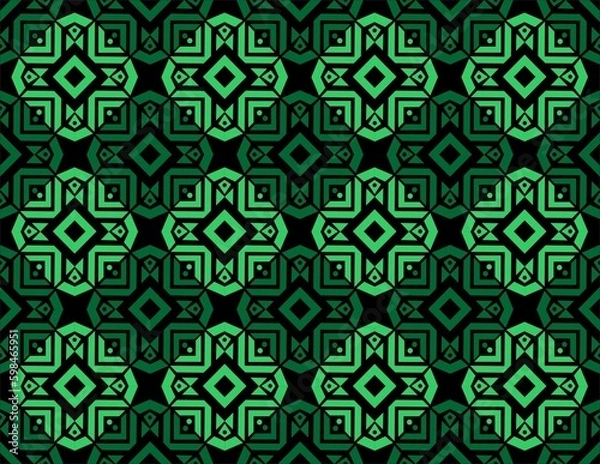 Fototapeta Pattern Seamless Green