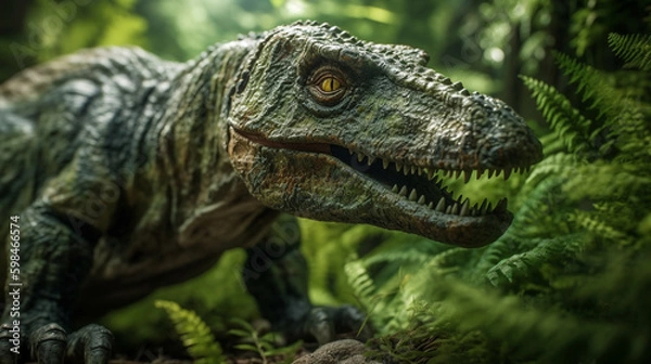 Obraz Abelisaurus. Generative AI