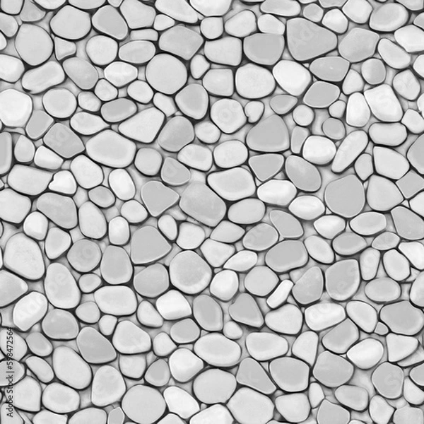 Obraz White stones,, 2048x2048px